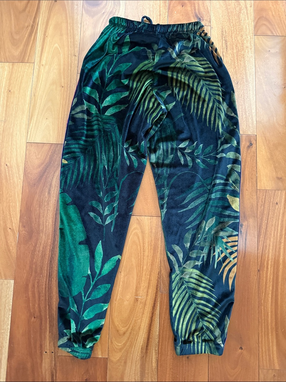 Aviator Nation Green Tiger Velvet Sweatpants M - Picture 3 of 3